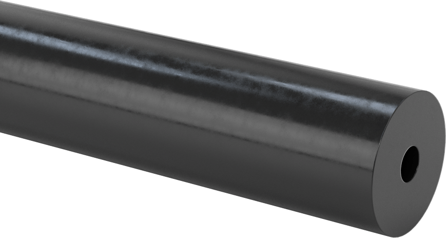 Hava Koşullarına Dayanıklı EPDM Kauçuk Tüp, 1" OD, 1/4" ID, 36" Uzunluk