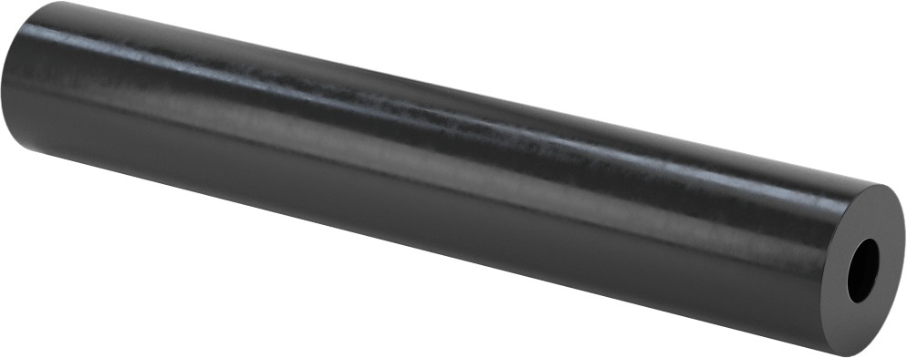 Hava Koşullarına Dayanıklı EPDM Kauçuk Tüp, 1" OD, 3/8" ID, 6 inç Uzunluk