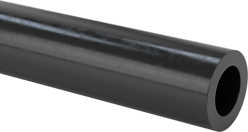 Hava Koşullarına Dayanıklı EPDM Kauçuk Tüp, 1" OD, 5/8" ID, 36" Uzunluk
