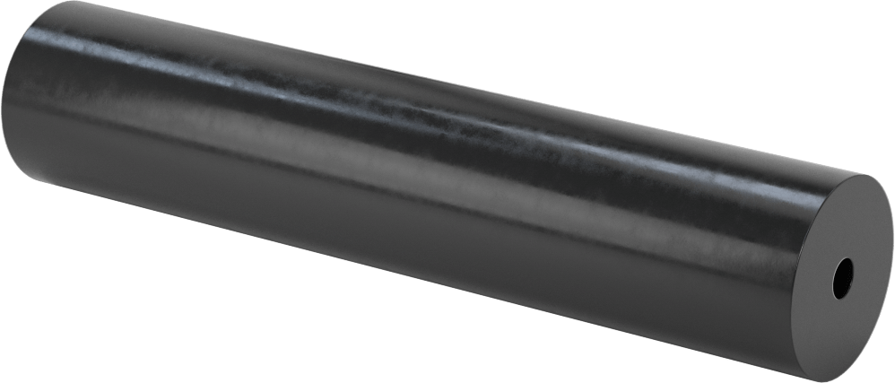 Hava Koşullarına Dayanıklı EPDM Kauçuk Tüp, 1-1/4" OD, 1/4" ID, 6 inç Uzunluk