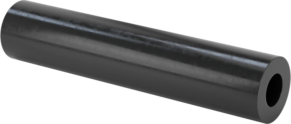 Hava Koşullarına Dayanıklı EPDM Kauçuk Tüp, 1-1/4" OD, 5/8" ID, 6 inç Uzunluk