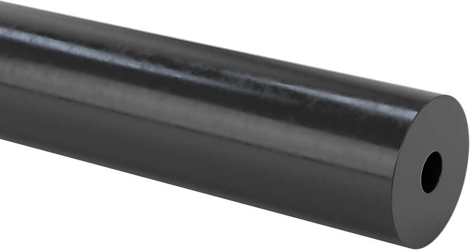 Hava Koşullarına Dayanıklı EPDM Kauçuk Tüp, 1-3/8" OD, 3/8" ID, 36" Uzunluk