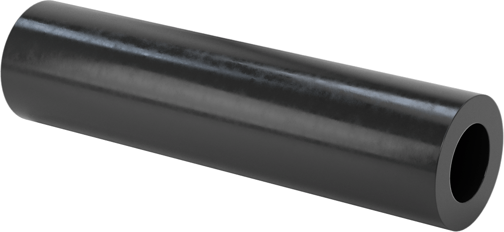 Hava Koşullarına Dayanıklı EPDM Kauçuk Tüp, 1-1/2" OD, 7/8" ID, 6 inç Uzunluk