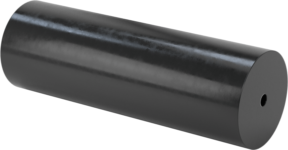 Hava Koşullarına Dayanıklı EPDM Kauçuk Tüp, 2" OD, 1/4" ID, 6 inç Uzunluk
