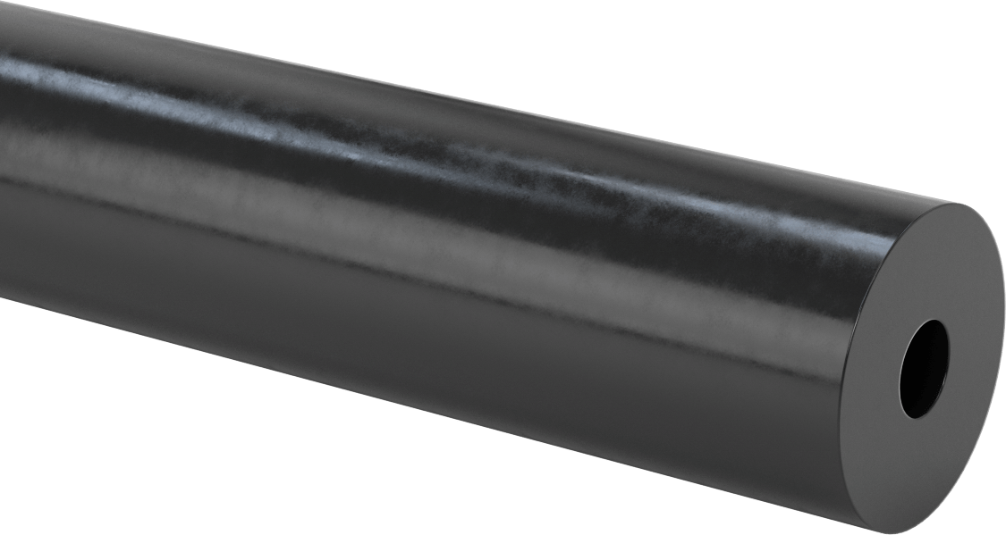 Hava Koşullarına Dayanıklı EPDM Kauçuk Tüp, 2-1/2" OD, 3/4" ID, 36" Uzunluk