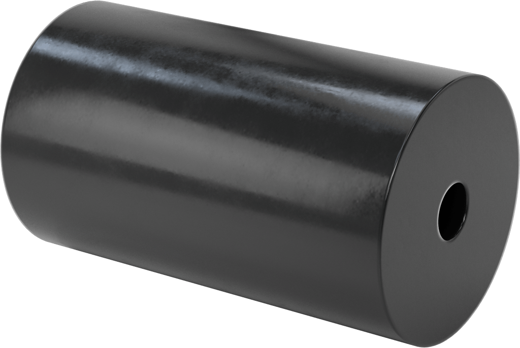 Hava Koşullarına Dayanıklı EPDM Kauçuk Tüp, 3-1/2" OD, 3/4" ID, 6 inç Uzunluk