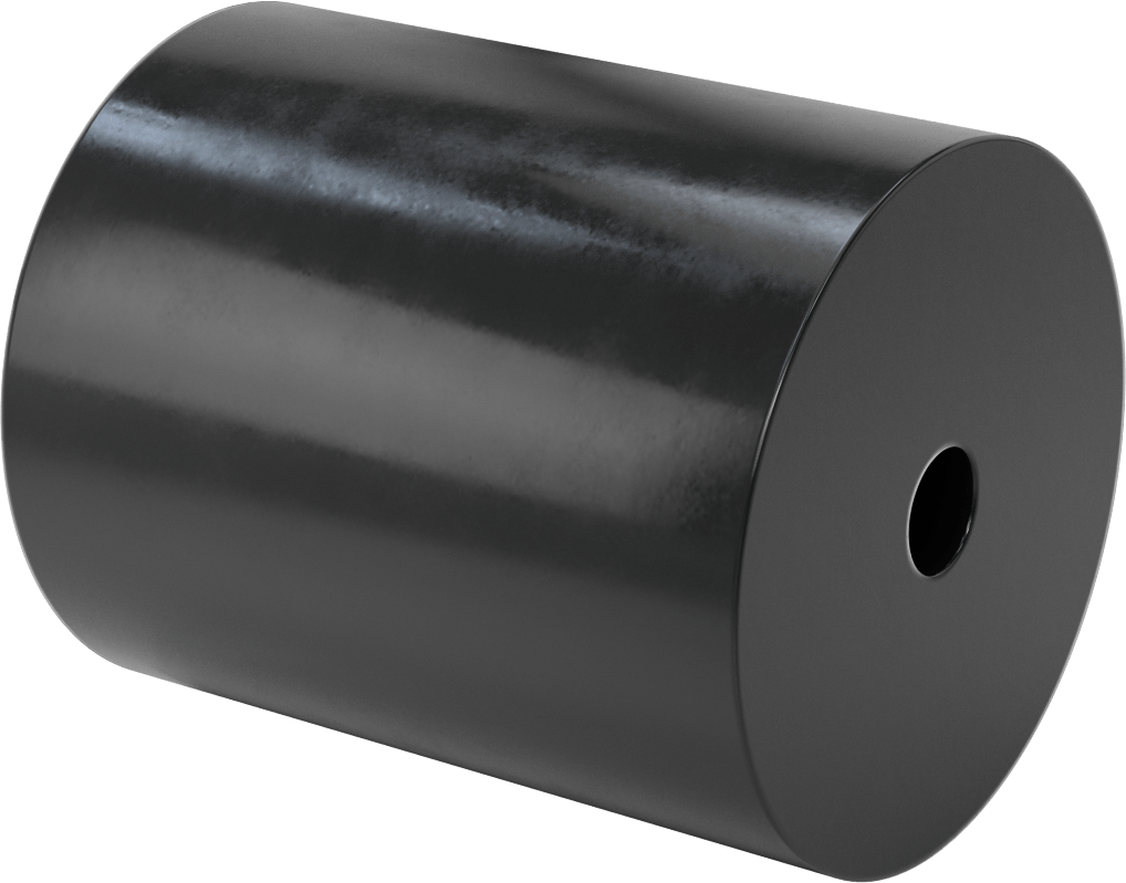 Hava Koşullarına Dayanıklı EPDM Kauçuk Tüp, 5" OD, 7/8" ID, 6 inç Uzunluk