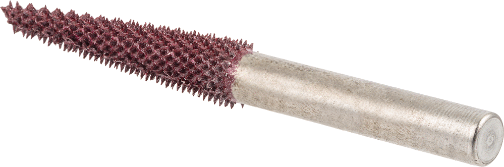 Metalsiz Malzemeler için Taşlama Ucu, Konik Şekil, 5/16" Baş Çapı, Kaba