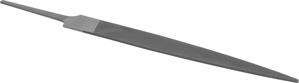 Hassas İnce Konik Dikdörtgen Törpü, Ekstra İnce Yüzey için, 4“ Uzunluk x 31/64” Genişlik