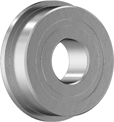 Yüksek Hassasiyetli Flanşlı Bilyalı Rulman, Ekranlı, Ticaret No. FR4-2Z, 1/4" Mil Çapı için