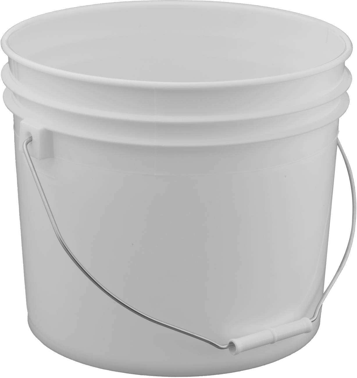 Polietilen Plastik Kova, Yuvarlak, 3-1/2 Galon Kapasite