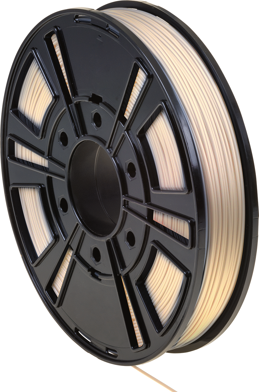 Kimyasallara Dayanıklı PPSU 3D Yazıcı Filamenti, PPSU Plastik, Krem, 1,75 mm Çap
