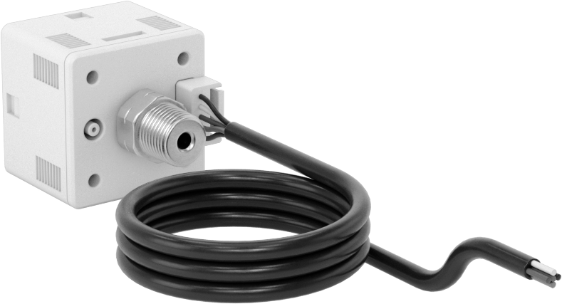 Basınçlı Hava için Basınç Transmitteri, 1/8 NPT Erkek Boru Bağlantısı, 2.4-20 mA
