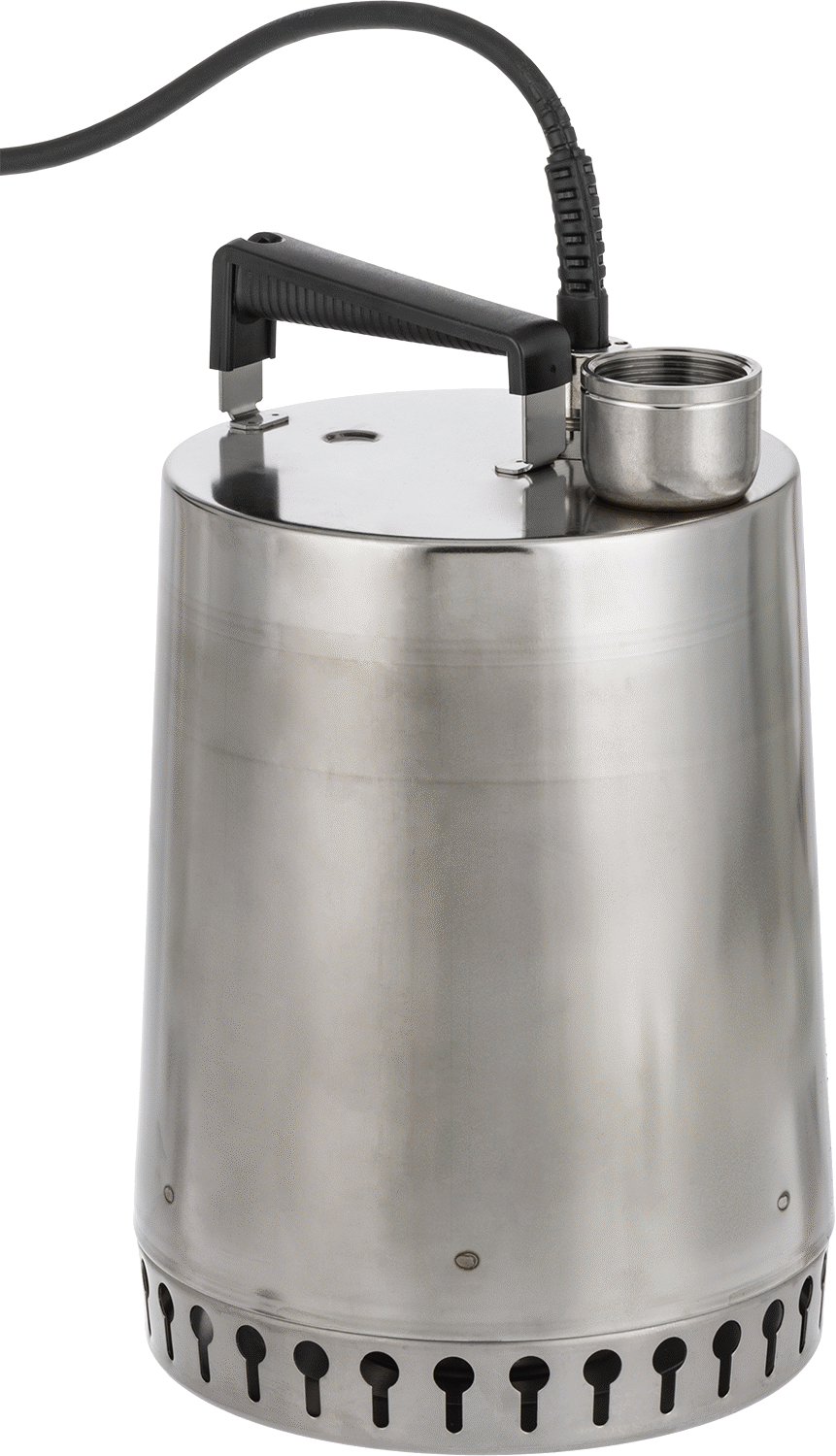 Yüksek Akışlı Susuzlaştırma Pompası, Anahtar Olmadan, 1/2 hp, 25 Fit Kablolu Fiş