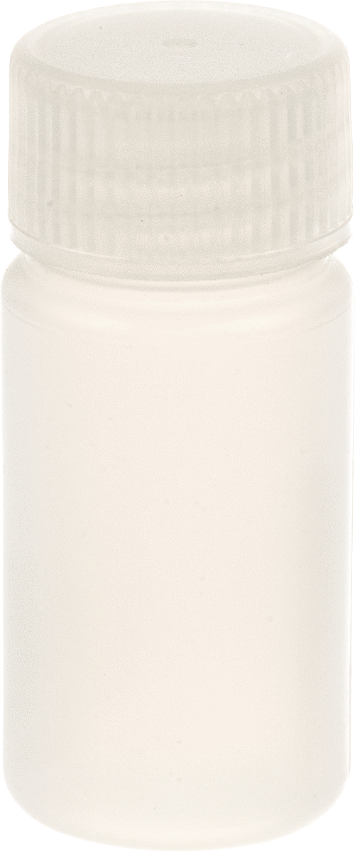 HDPE Plastik Şişe, 1 FL. oz. Kapasite, 1-1/4" Çap