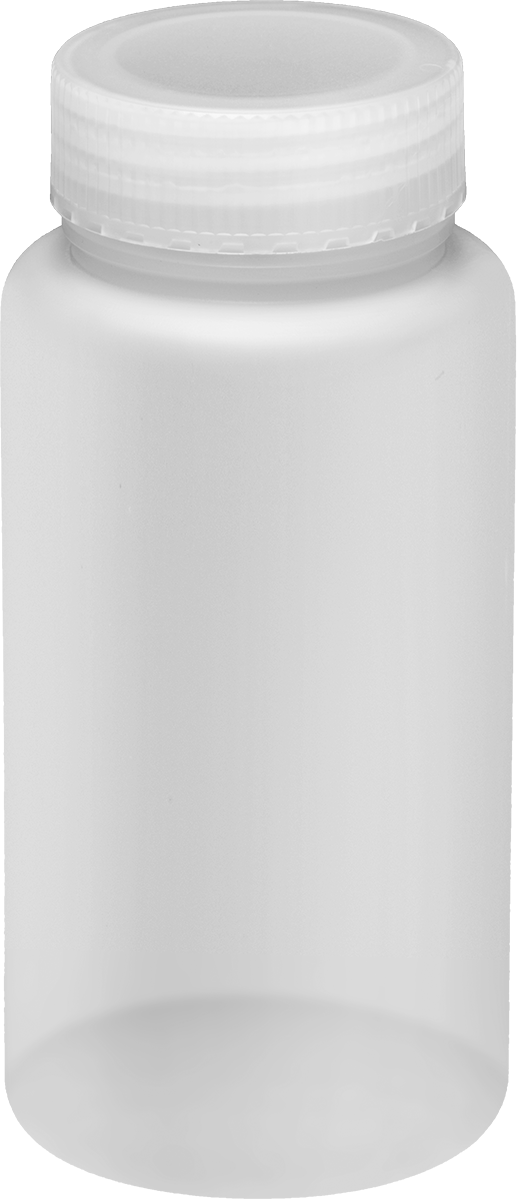 Yarı Şeffaf Polipropilen Plastik Şişe, 16 FL. oz./500 ml Kapasite, 2-1/8" Ağız Dış Çapı