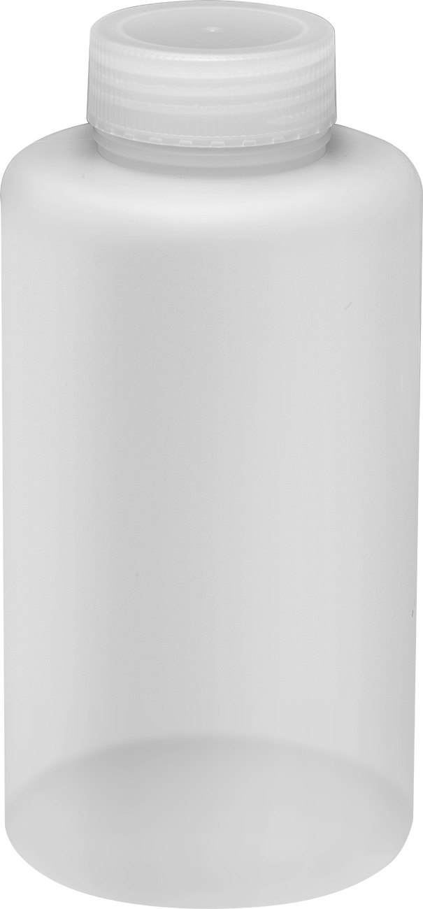 Yarı Şeffaf HDPE Plastik Kavanoz, 64 FL. oz./2000 ml Kapasite, 4" Ağız Dış Çapı