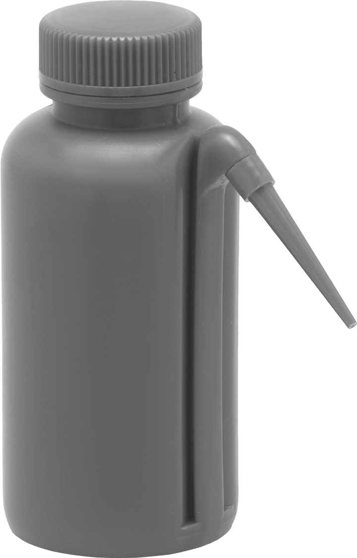 Açılı Nozullu Sıkma Şişesi, Havalandırmasız Kapak, 16 FL. oz Kapasite, 6-1/2" Yüksekliğinde