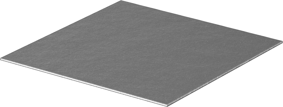 Termal Olarak Kararlı Invar 36 Nikel Alaşımlı Levha, 0,06“ Kalınlık x 6” Genişlik x 6" Uzunluk