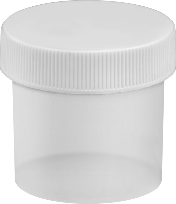 Polipropilen Plastik Şişe, 1 FL. oz. Kapasite, 1-5/8" Çap