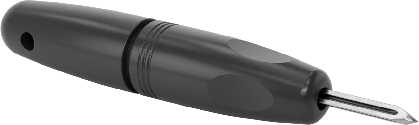 Üçgen Bıçaklı Çapak Alma Sıyırıcı, 1/8“ Genişlik x 3-1/8” Uzunluk, Düz Kenarlar ve Düz Yüzeyler için