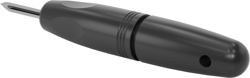 Üçgen Bıçaklı Çapak Alma Sıyırıcı, 1/8“ Genişlik x 3-1/8” Uzunluk, Düz Kenarlar ve Düz Yüzeyler için