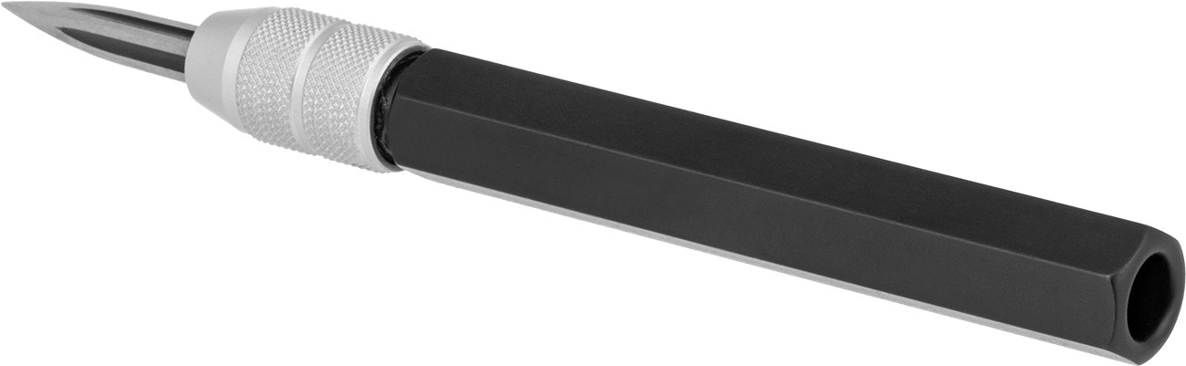Üçgen Bıçaklı Çapak Alma Sıyırıcı, 3/8“ Genişlik x 4-3/4” Uzunluk, Düz Kenarlar ve Düz Yüzeyler için