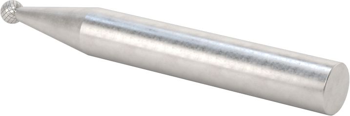 1/4" Çaplı Şaftlı Karbür Freze Ucu, Bilye, Anma Numarası SD-11, Çift Kesimli Diş