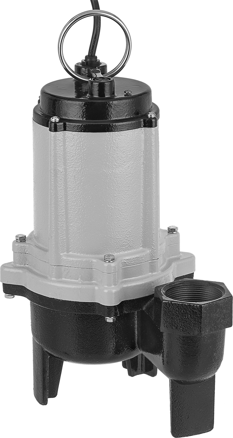 Kanalizasyon Suyu için Karter Pompası, Anahtar Olmadan, 208/230V AC, 1/2 hp