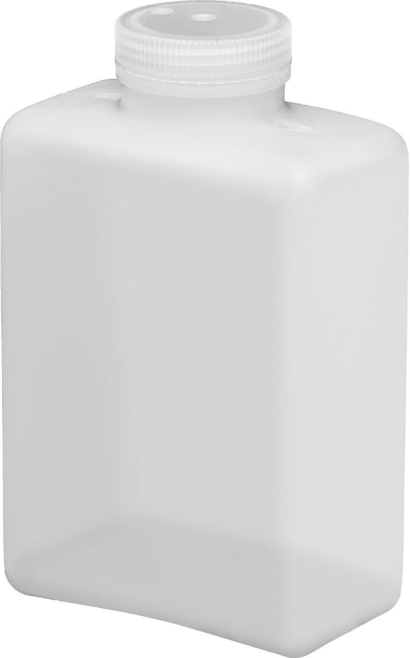 HDPE Plastik Kavanoz, 64 FL oz/1900 ml Kapasite, 6" Genişlik
