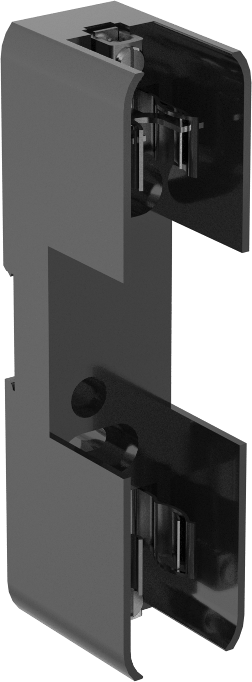 DIN Rayı/Yüzeye Monte Sigorta Bloğu, 1 UL Sınıf RK1 ve RK5 31-60A Sigorta için, 600V AC/600V DC