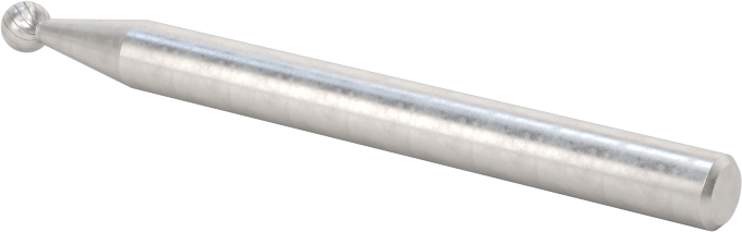 1/8" Çaplı Şaftlı Karbür Freze Ucu, Bilye, Anma Numarası SD-41, Tek Kesimli Diş