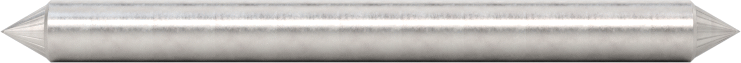 1/8" Çaplı Şaftlı Karbür Freze Ucu, Koni, Anma Numarası SJ-42, Tek Kesimli Diş