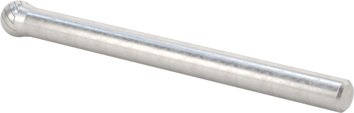 1/8" Çaplı Şaftlı Karbür Freze Ucu, Bilye, Anma Numarası SD-52, Tek Kesimli Diş