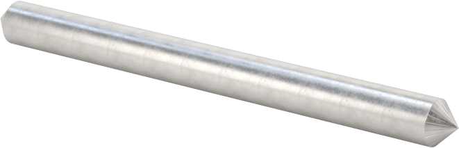 1/8" Çaplı Şaftlı Karbür Freze Ucu, Koni, Anma Numarası Sk-42, Tek Kesimli Diş