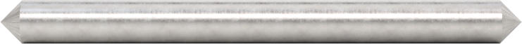 1/8" Çaplı Şaftlı Karbür Freze Ucu, Koni, Anma Numarası Sk-42, Tek Kesimli Diş