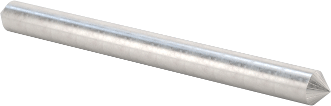 1/8" Çaplı Şaftlı Karbür Freze Ucu, Koni, Anma Numarası Sk-42, Tek Kesimli Diş