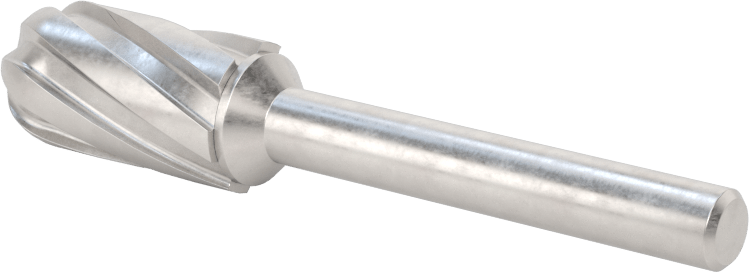 Yumuşak Metaller ve Plastikler için Karbür Frez, Yuvarlak Silindir, 1/2" Baş Çapı