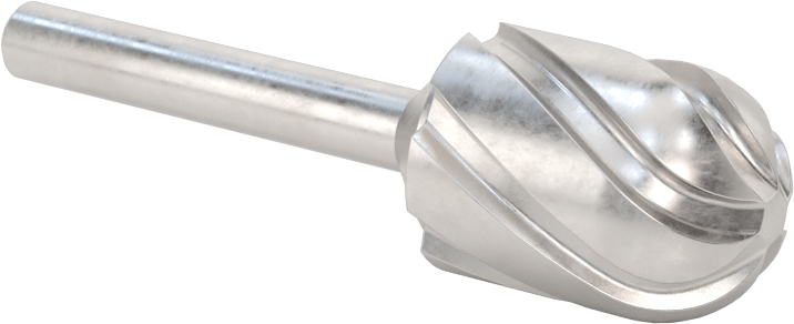 Yumuşak Metaller ve Plastikler için Karbür Frez, Yuvarlak Silindir, 3/4" Baş Çapı