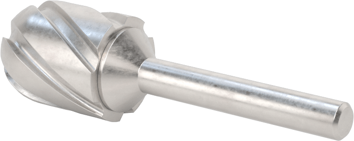 Yumuşak Metaller ve Plastikler için Karbür Frez, Yuvarlak Silindir, 3/4" Baş Çapı