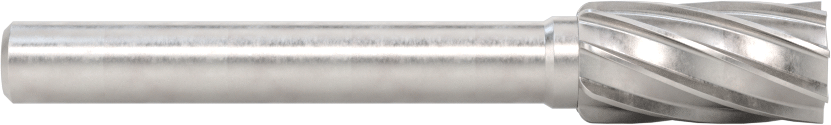 Yumuşak Metaller ve Plastikler için Karbür Frez, Düz Silindir, 3/8" Baş Çapı