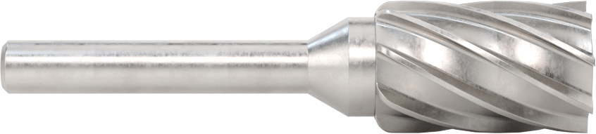 Yumuşak Metaller ve Plastikler için Karbür Frez, Düz Silindir, 5/8" Baş Çapı