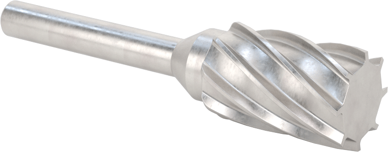 Yumuşak Metaller ve Plastikler için Karbür Frez, Düz Silindir, 5/8" Baş Çapı