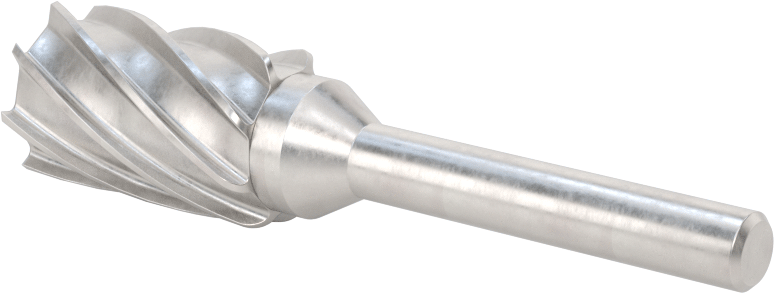 Yumuşak Metaller ve Plastikler için Karbür Frez, Düz Silindir, 5/8" Baş Çapı