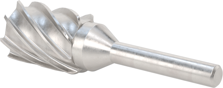 Yumuşak Metaller ve Plastikler için Karbür Frez, Düz Silindir, 3/4" Baş Çapı
