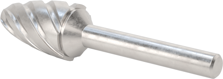 Yumuşak Metaller ve Plastikler için Karbür Frez, Yuvarlak Ağaç, 5/8" Baş Çapı