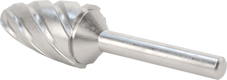Yumuşak Metaller ve Plastikler için Karbür Frez, Yuvarlak Ağaç, 3/4" Baş Çapı