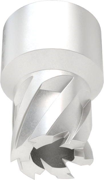 Sac Metal için Delik Testere, 1/4" Kesme Derinliği, 10 mm Çap