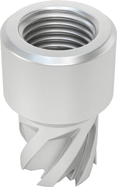 Sac Metal için Delik Testere, 1/4" Kesme Derinliği, 10 mm Çap