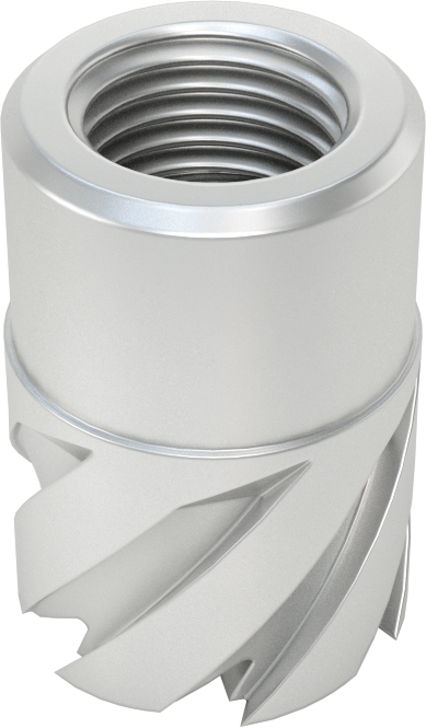 Sac Metal için Delik Testere, 1/4" Kesme Derinliği, 14 mm Çap